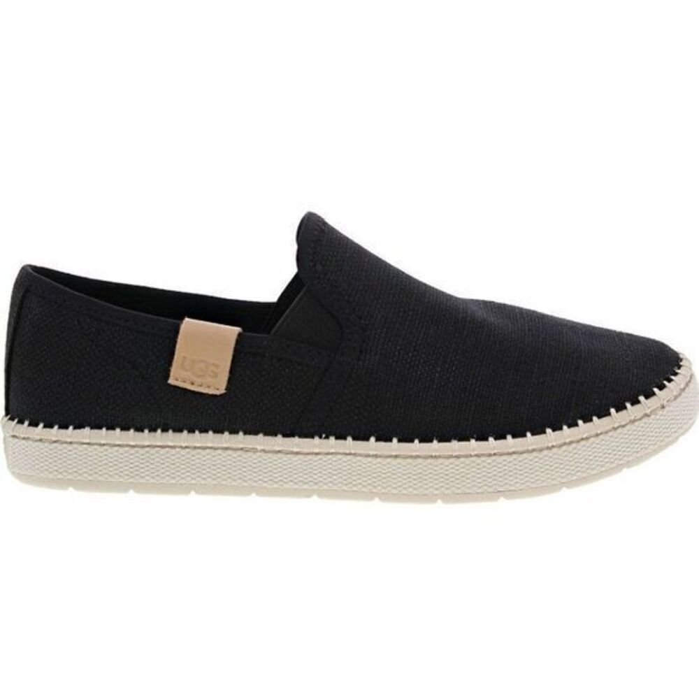 UGG Luciah Slip On Sneakers Women's Round Toe Espadrille Inspired‎ Black Size 9